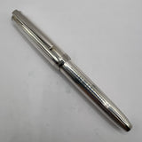 Otto Hutt 07 Design Sterling Silver Top-of-the-Line Fountain Pen   - Large Fine Semi-Flex 18kt Gold Nib