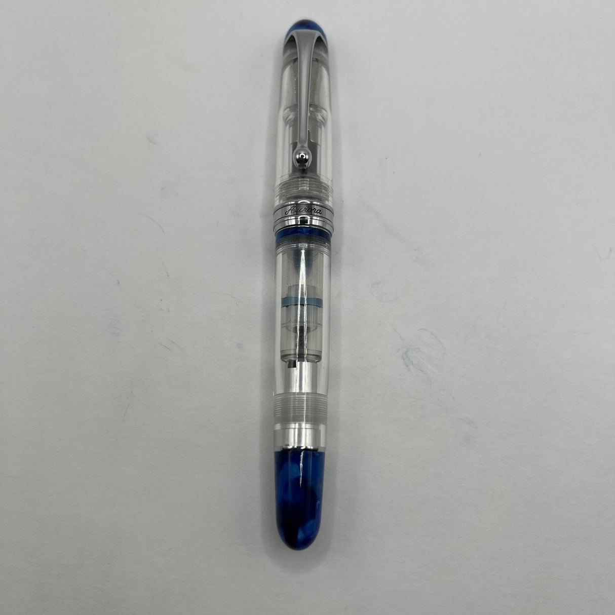 Aurora 88 Minerali Azurite Demonstrator Limited Edition Fountain Pen  -  Extra Fine 18kt Gold Nib