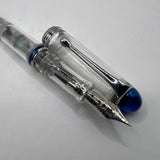 Aurora 88 Minerali Azurite Demonstrator Limited Edition Fountain Pen  -  Extra Fine 18kt Gold Nib