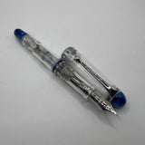 Aurora 88 Minerali Azurite Demonstrator Limited Edition Fountain Pen  -  Extra Fine 18kt Gold Nib