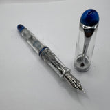 Aurora 88 Minerali Azurite Demonstrator Limited Edition Fountain Pen  -  Extra Fine 18kt Gold Nib