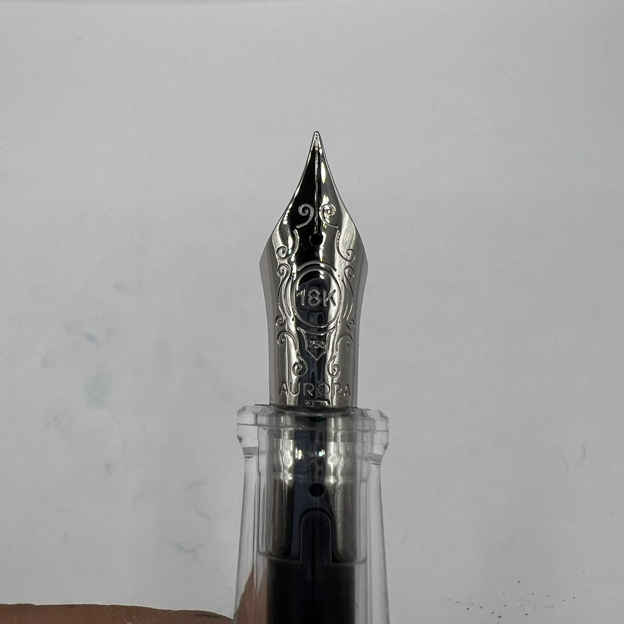 Aurora 88 Minerali Azurite Demonstrator Limited Edition Fountain Pen  -  Extra Fine 18kt Gold Nib