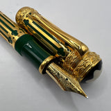 Montblanc Peter The Great Patron Of The Arts Limited  Edition  Fountain Pen-  Fine 18t Gold Nib