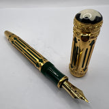 Montblanc Peter The Great Patron Of The Arts Limited  Edition  Fountain Pen-  Fine 18t Gold Nib