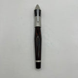 Stipula Pinocchio Limited Edition Woodgrain Ebonite Fountain Pen  -  STUB 0.9mm 18kt Gold Nib