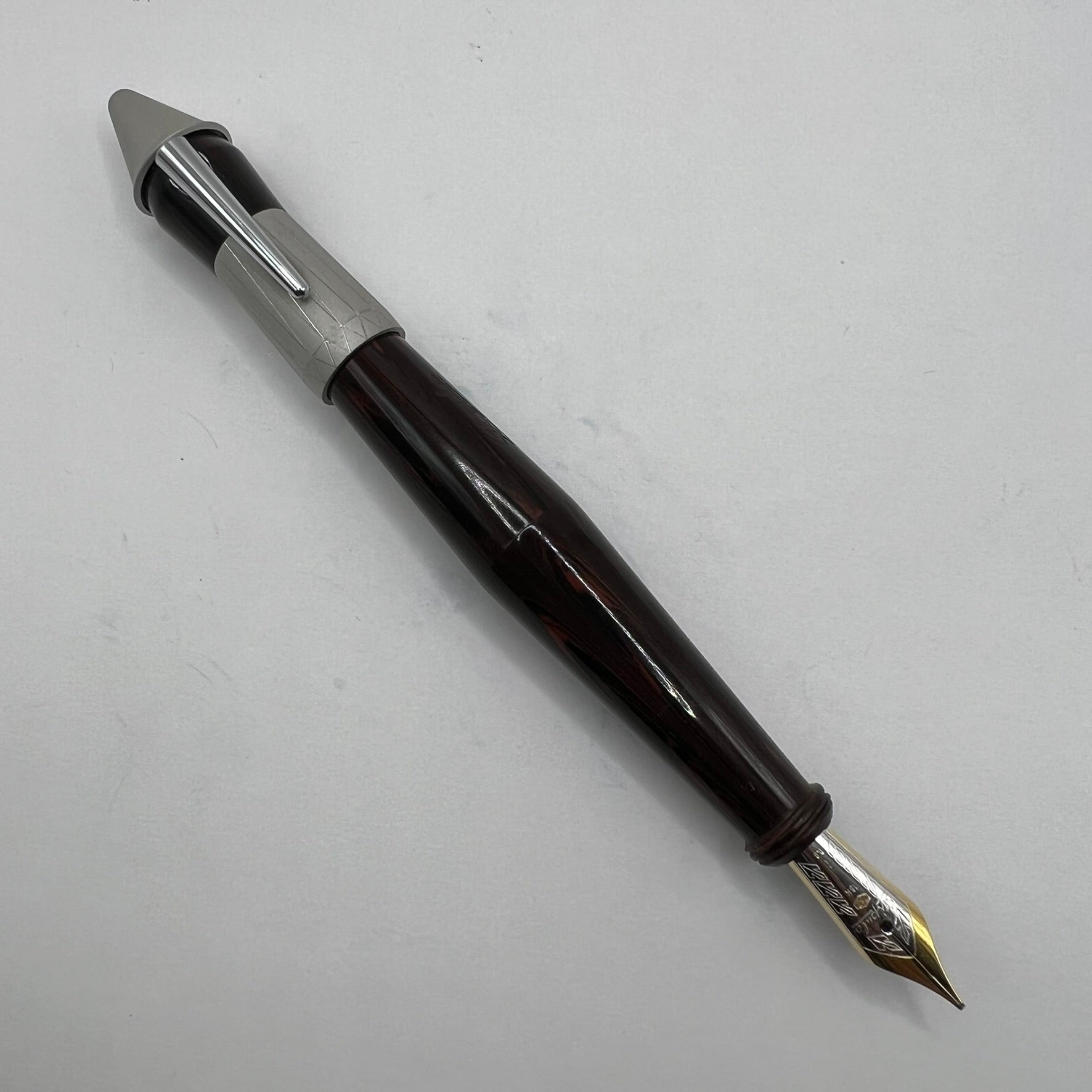 Stipula Pinocchio Limited Edition Woodgrain Ebonite Fountain Pen