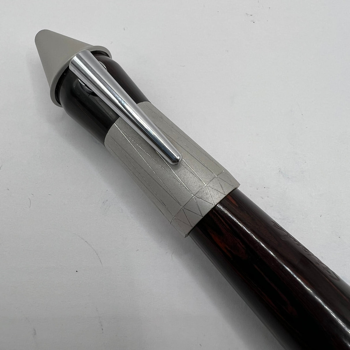 Stipula Pinocchio Limited Edition Woodgrain Ebonite Fountain Pen  -  STUB 0.9mm 18kt Gold Nib