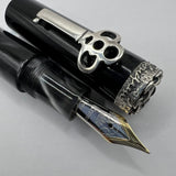 Krone Harry Houdini Limited Edition Fountain Pen   -  Medium 18kt Gold Nib  - With Authenticated Original Key Used by Houdini!