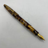 Esterbrook Estie Tortoise Regular Size Fountain Pen   -  Fine Gold-Plated Nib