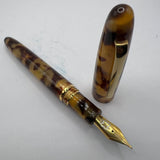 Esterbrook Estie Tortoise Regular Size Fountain Pen   -  Fine Gold-Plated Nib
