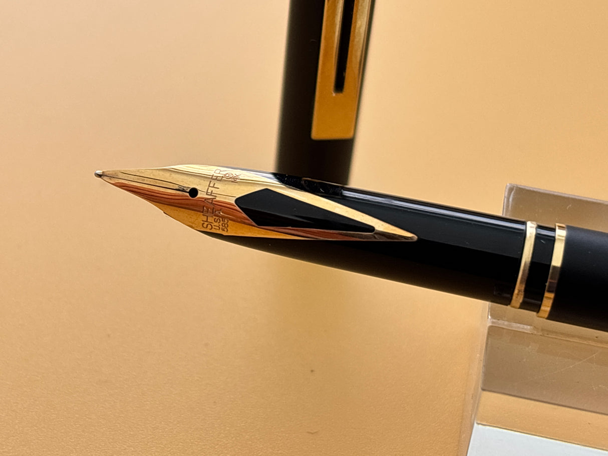 Sheaffer Targa Slim Black Matte  circa 1995 New condition and boxed  - Fountain Pen