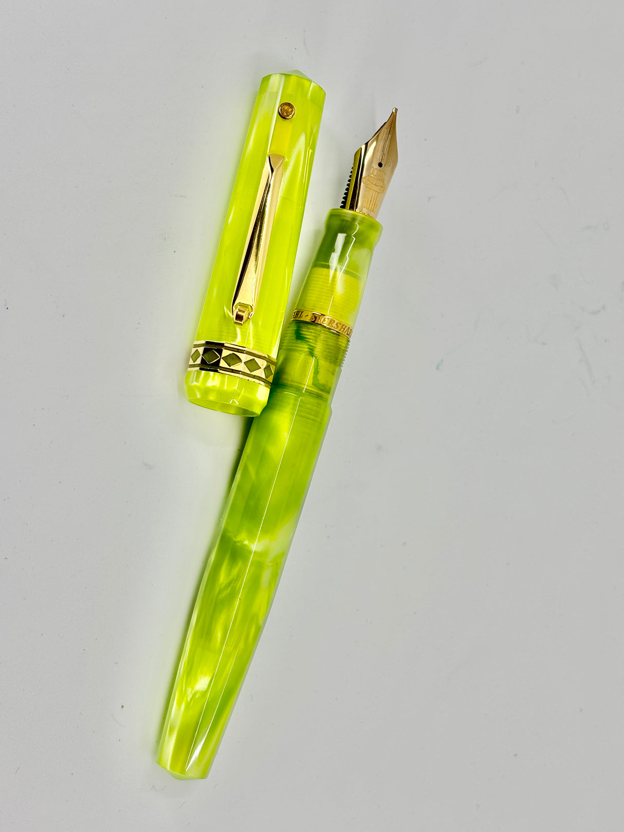 Wahl-Eversharp Oversize Doric Green Cathay Fountain Pen