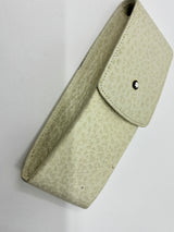 Montblanc Beautiful Leather white pen case - Hold 3 pens