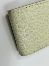 Montblanc Beautiful Leather white pen case - Hold 3 pens
