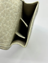 Montblanc Beautiful Leather white pen case - Hold 3 pens