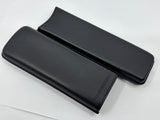 PORSCHE DESIGN Beautiful Black Leather pen case  - Hold 2 pens