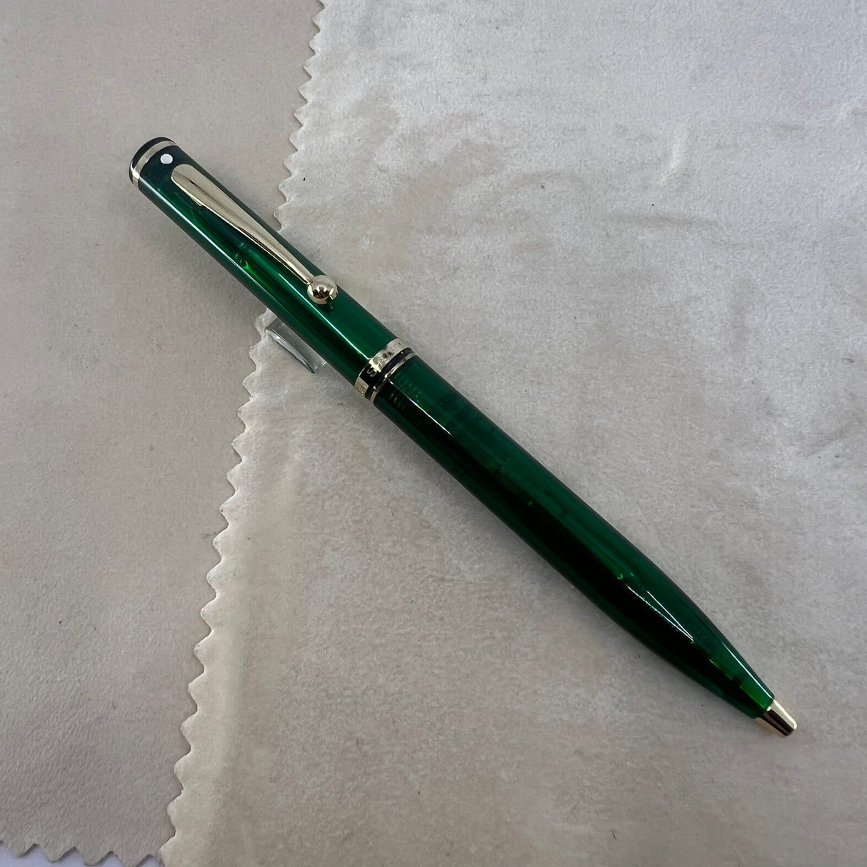 Sheaffer Connaisseur Aegean Green Transparent Ballpoint Pen