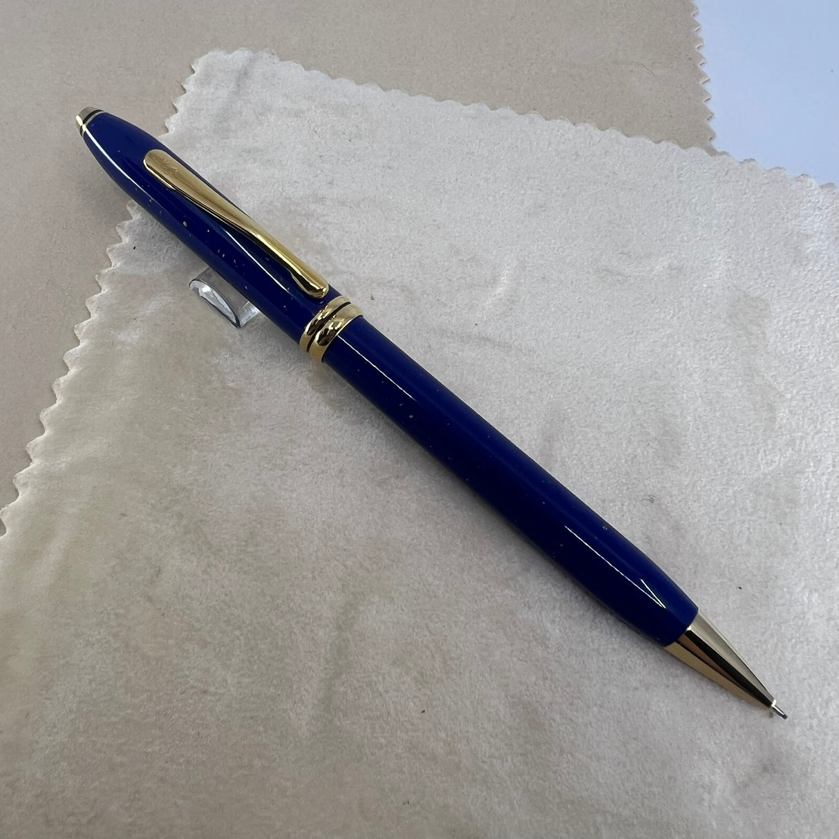 Cross Townsend Blue Lapis Lazuli/ 22K Gold Dust Mechanical Pencil 0.7mm
