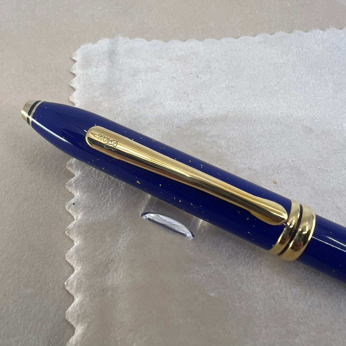 Cross Townsend Blue Lapis Lazuli/ 22K Gold Dust Mechanical Pencil 0.7mm