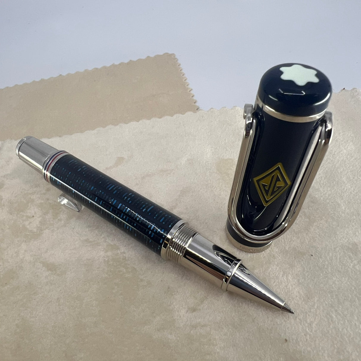 Montblanc Great Characters Homage to "The Great Gatsby" Special Edition Blue Pearl Rollerball