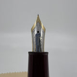 Montblanc Meisterstuck #146 LeGrand Bordeaux Fountain Pen   -  Fine 14kt Gold Nib - Engraved Cap
