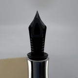 Graf Von Faber Castell Blue Resin Guilloche Fountain Pen  - Fine 18 Kt Gold Nib
