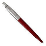 Parker Jotter Kensington Red Chrome Trim Ballpoint Pen