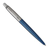 Parker Jotter Waterloo Blue Chrome Trim Ballpoint Pen