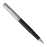 Parker Jotter FP Bond Street Black CT Fountain Pen (Medium)