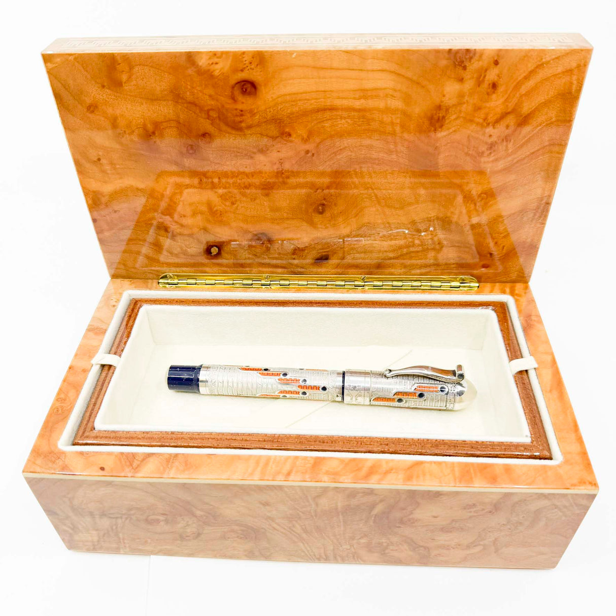 Montegrappa 88th Anniversary Sterling Silver Limited Edition Fountain Pen - Medium 18kt Gold Nib