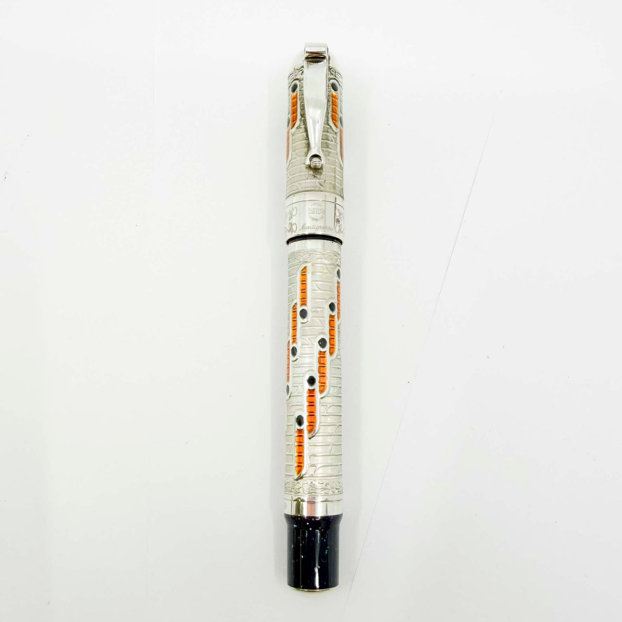 Montegrappa 88th Anniversary Sterling Silver Limited Edition Fountain Pen - Medium 18kt Gold Nib