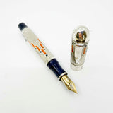 Montegrappa 88th Anniversary Sterling Silver Limited Edition Fountain Pen - Medium 18kt Gold Nib