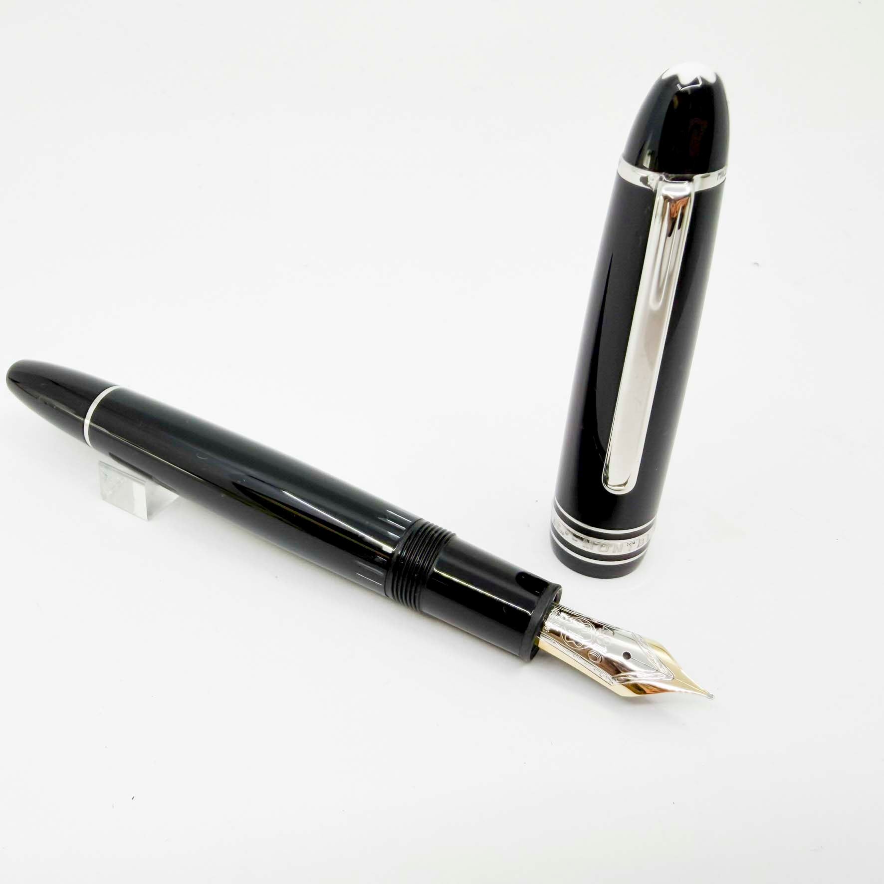 Montblanc 万年筆 P146 Montblanc LeGrand #P146 Fountain Pen - Platinum Plated Trim