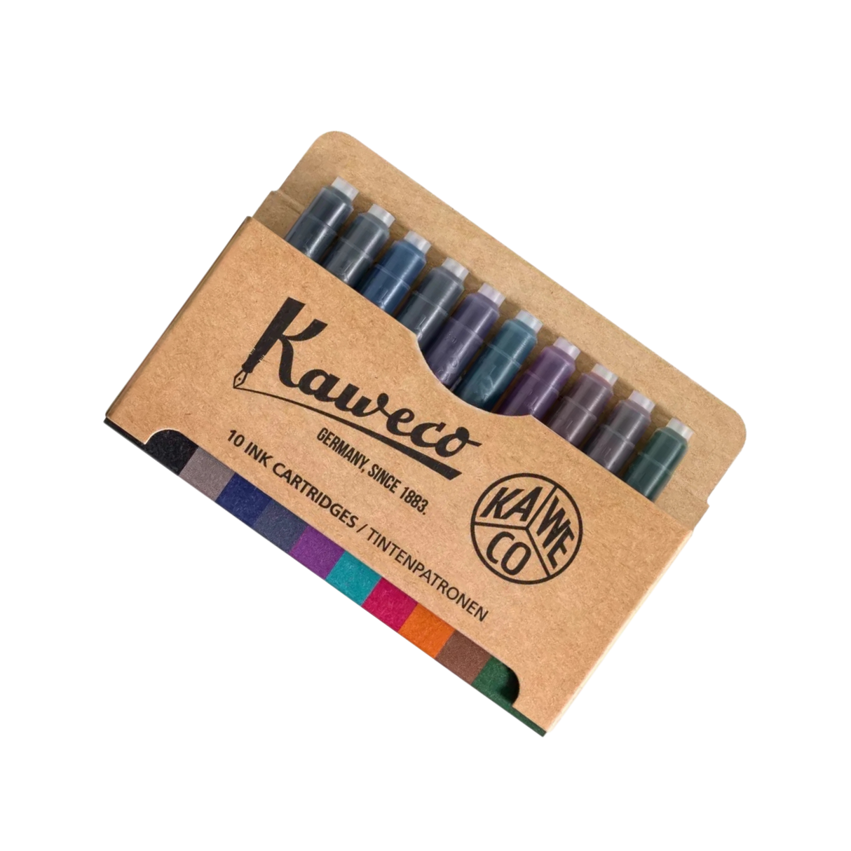 Kaweco Ink Cartridges in Mixed Colors (Pack of 10)