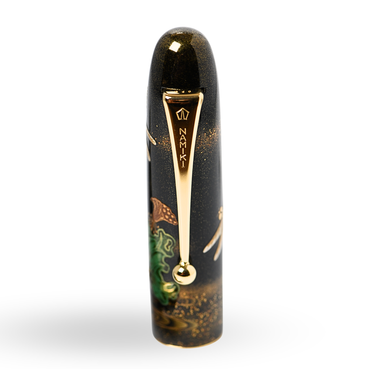 Namiki Yukari Royale Kashimushi (Lotus & Dragonfly) Limited Edition Maki-e Fountain Pen - Medium 18kt Gold Nib