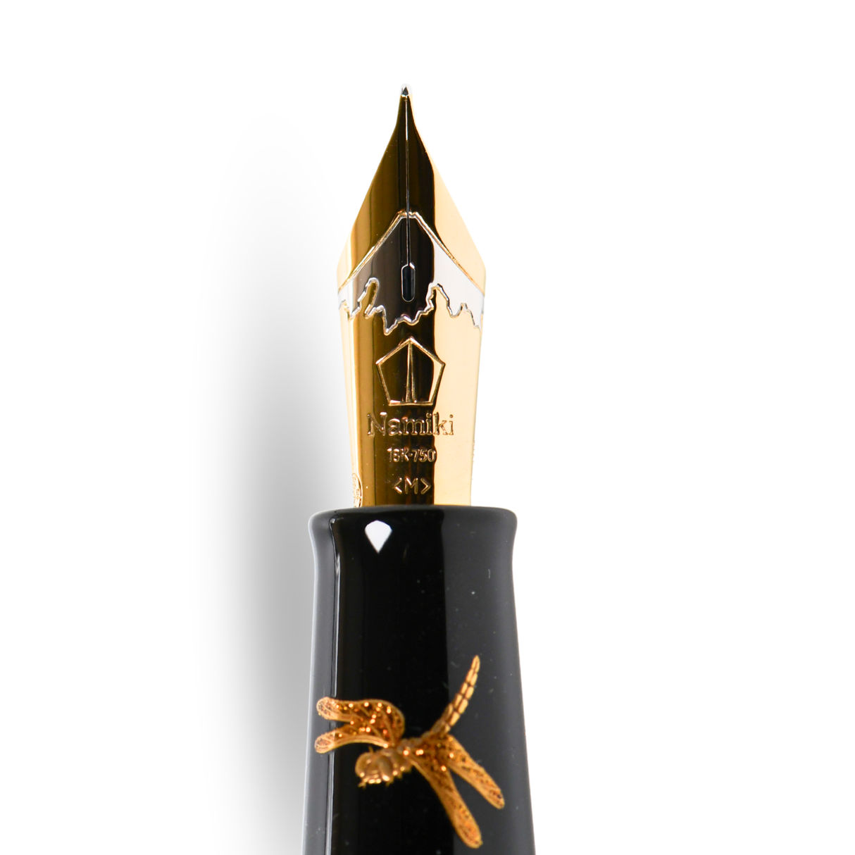 Namiki Yukari Royale Kashimushi (Lotus & Dragonfly) Limited Edition Maki-e Fountain Pen - Medium 18kt Gold Nib