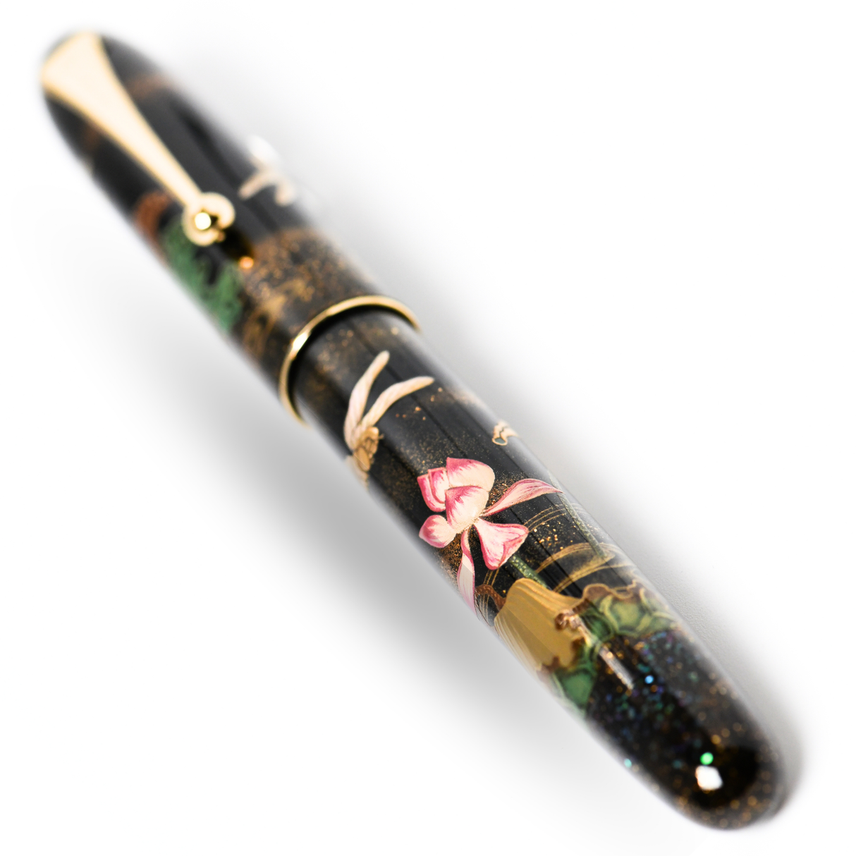 Namiki Yukari Royale Kashimushi (Lotus & Dragonfly) Limited Edition Maki-e Fountain Pen - Medium 18kt Gold Nib