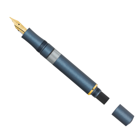 Kaweco PISTON SPORT AL Navy/Gold Fountain Pen Collection