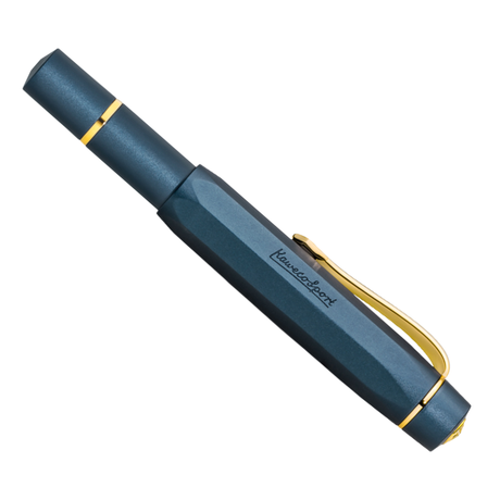 Kaweco PISTON SPORT AL Navy/Gold Fountain Pen Collection