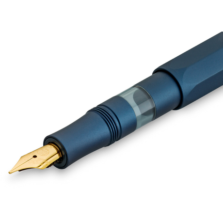 Kaweco PISTON SPORT AL Navy/Gold Fountain Pen Collection