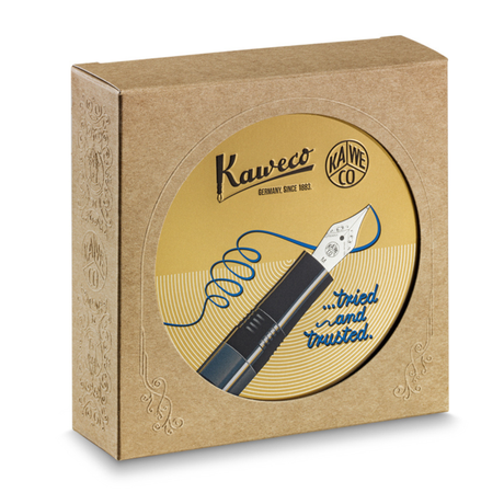 Kaweco PISTON SPORT AL Navy/Gold Fountain Pen Collection