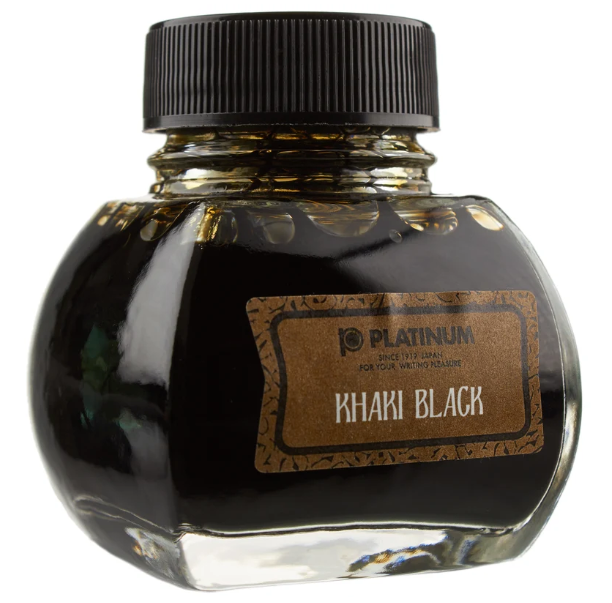 Platinum Classic Bottled Ink Khaki Black 60cc