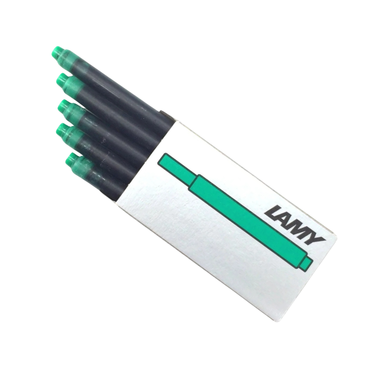 Lamy Fountain Ink Cartridges in Green (Pack of 5)