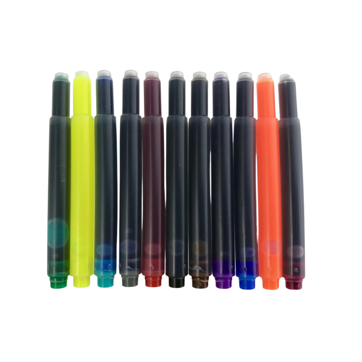 Lamy Fountain Ink Cartridges in Rainbow Assorted Colors (Pack of 11)