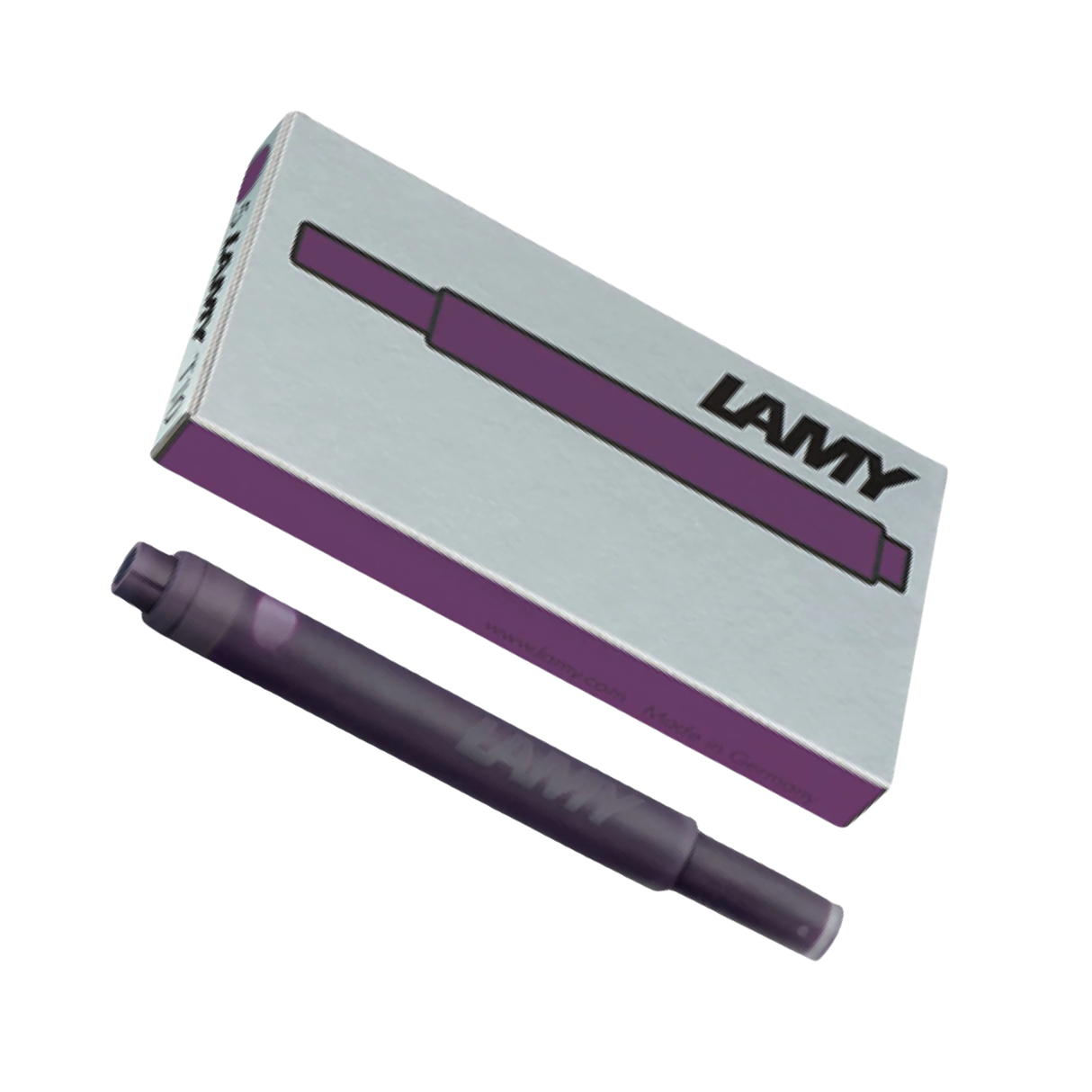 Lamy Fountain Pen Ink Cartridges in Violet Blackberry 2024 - Pack of 5 (Special Edition)