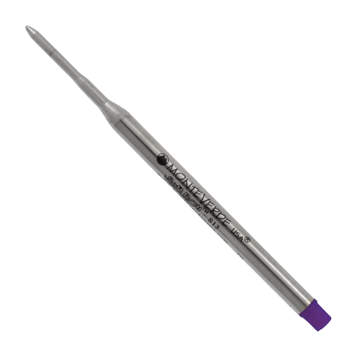 Monteverde Soft Roll Ballpoint Pen Refill in Purple - Medium Point