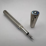 Montblanc Marlene Dietrich Sterling Silver & Diamond Limited Edition 1901 Fountain Pen -  Medium 18kt Gold Nib