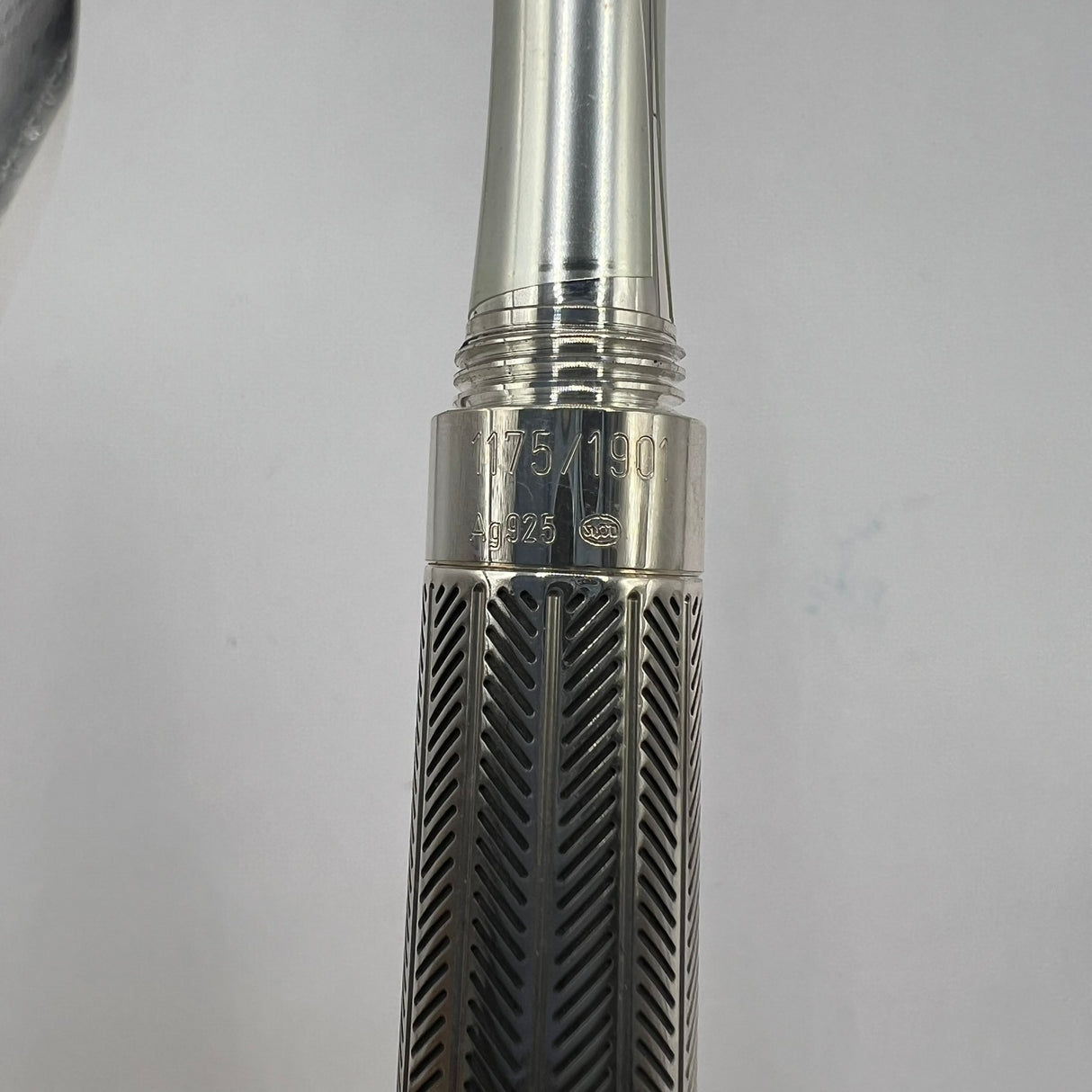 Montblanc Marlene Dietrich Sterling Silver & Diamond Limited Edition 1901 Fountain Pen -  Medium 18kt Gold Nib