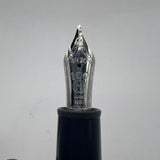 Montblanc Origin Blue #146 LeGrand Fountain Pen -  Medium 18kt Gold Nib