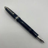 Montblanc Origin Blue #146 LeGrand Fountain Pen -  Medium 18kt Gold Nib